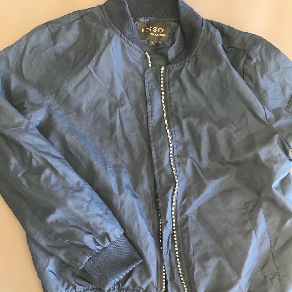 Blue bomber jacket - Picture 5 of 8